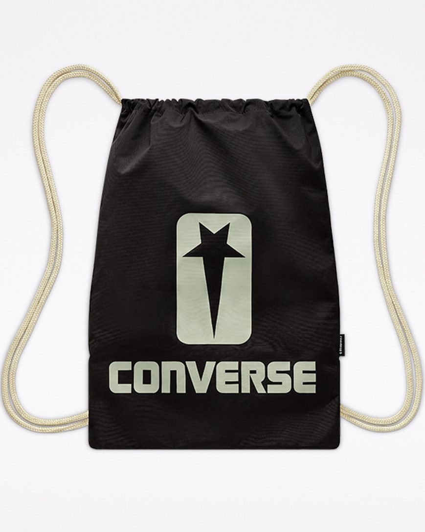 Men\'s Converse x DRKSHDW Drawstring Bags Black | AU 6981EA